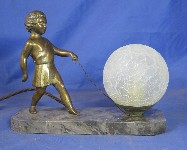 antique table lamp 4852